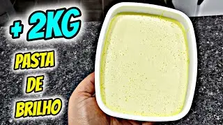 COMO FAZER PASTA DE BRILHO CASEIRA SUPER FIRME E SEM SODA COM APENAS 2 INGREDIENTES/ FAÇA E VENDA