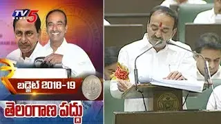 Finance Minister Etela Rajender Introduces TS Budget 2018-19 | TS Assembly Budget Sessions | TV5