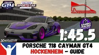 iRacing Porsche GT4 Hockenheim - 1:45.5 Porsche Cayman Hockenheim Track Guide & Setup