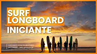 SURFISTA INICIANTE LONGBOARD - SURF COM OS BROTHERS #longboardsurf #pov