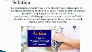 Hospital Management Software | Healthcare Medical ERP Software In India