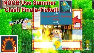 NOOB Use Clash Finale Ticket! + (I GOT FLAMING AURA) OMG! - Growtopia