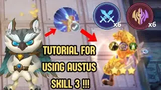 TUTORIAL FOR AUSTUS SKILL 3 - HOW TO PLAY!!MAGICCHESS//MOBILE LEGENDS #magicchess #mlbb #bestsynergy