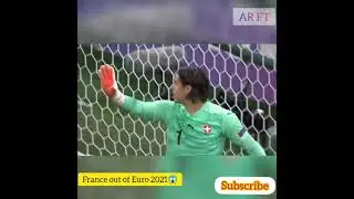 Mbappe missed penalty and France eliminated from Euro 2020.😱