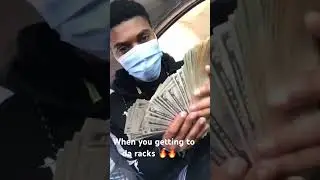 When you getting to da racks 🔥👣 #viral #dmv #rack #money #goingup