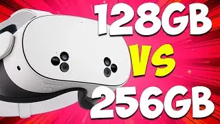 Meta Quest 3S &mdash; 128 ГБ против 256 ГБ