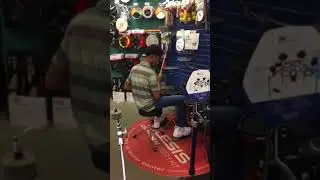 Father and Son drum challenge