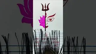 ✨ Sarvamangala Mangalye Shloka | Stylish Handwriting Art of Durga Mantra 🪔#durgamaa #art