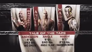 TNA Bound for Glory 2010 Kurt Angle vs Jeff Hardy vs Mr Anderson highlights