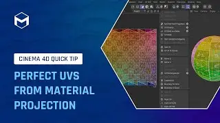 #C4DQuickTip 219: Perfect UVs From Material Projection in Cinema 4D