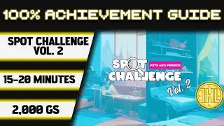 Spot Challenge Vol. 2 Achievement 100% Walkthrough * 2000GS in 15-20 Minutes *