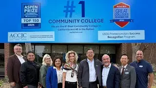 E718: Tour of Irvine Valley College with IVC President John Hernandez and IUSD Supt. Cassie Parham
