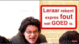 LERAAR GEEFT EXPRES LAGER CIJFER!