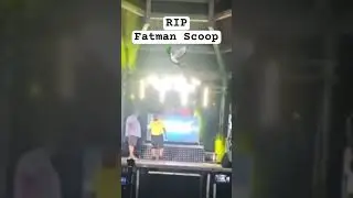 Fatman Scoop collapses on stage in front of a crowd! #rap #rapper #shorts
