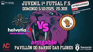 Amistoso  Helvetia Nauga Coru&ntilde;a (juvenil) vs Hercules FS