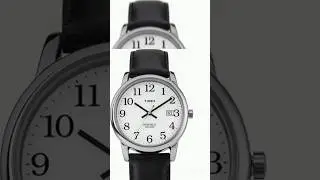 TIMEX MEN'S EASY READER WATCH#timex men's easy reader date leather strap watch#amazon#BUY NOW
