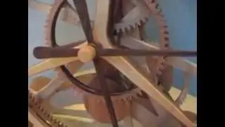 Epicyclic Wooden Clock