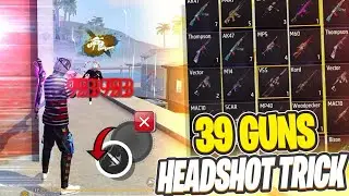 Free Fire All Gun Headshot Trick 🔥 | All Gun Headshot Trick | Free Fire Main Headshot Kaise Mare
