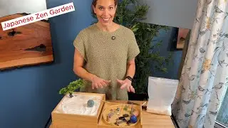Hugbow Japanese Zen Garden Desk Kit Mini Sandbox Set