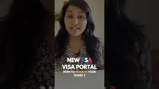 Stay informed: How to resolve your issues with the new USA visa portal #newupdate #usavisa