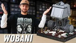 Я собрал клонированный турботанк из LEGO на острове Вобани.