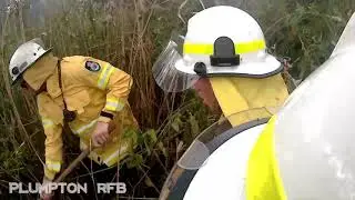 [Helmet Cam] NSW RFS Tregear Reserve Grassfire - 11/10/20