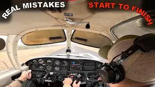 Even Instructors Make Mistakes | Real Flight Lesson (Sam's 2nd Lesson)