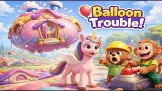 🌈 The Balloon Town | Unicorn Mira&rsquo;s Adventure