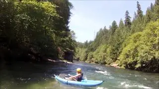 Inflatable Kayaking on the North Umpqua River