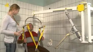 Wall-to-wall lift - Handi-Move Lift- & Care System