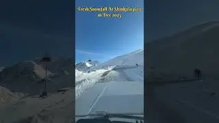 TODAY FRESH SNOWFALL AT SHINKULA PASS || LATEST CURRENT SNOW UPDATE 16 DEC #shinkulapass #snowfall