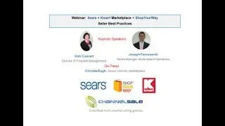 Webinar Sears + Kmart + ShopYourWay Seller Best Practices