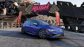 2022 Golf R ULTIMATE Hillclimb Car - Forza Horizon 5 | Steering Wheel Gameplay