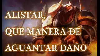 LOL COMO CARREAR Y JUGAR BIEN SIENDO SUPPORT CON ALISTAR S10 - Gameplay espa&ntilde;ol con runas y build