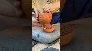 Clay coil vase #pottery #handmade #ocean