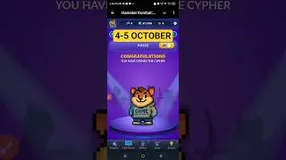 Hamster Kombat Dev Game Daily Cipher 4 October | Hamster Kombat Daily Cipher Code | Daily Combo