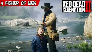 A Fisher of Men | Chap 2 M13 | Jack&rsquo;s Fishing Trip & Agents&rsquo; Threat Reveal | RDR2 Cinematic Gameplay