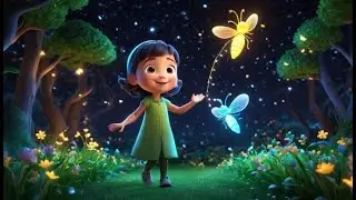 Five Tiny Fireflies Blinking Bright | English Nursery Rhyme | Kids Songs | Baby Music