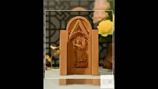 Jesus Christ and Angels Handmade Prayer Altar Catholic Triptych Religious Gifts Wooden Catholic H...