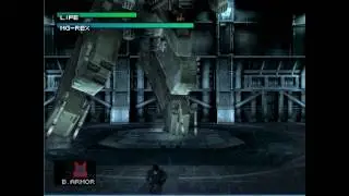 METAL GEAR SOLID METAL GEAR REX FIGHT NO DAMAGE EXTREME