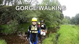 Gorge Walking and Jumping In Northern Scotland