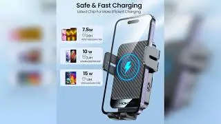 Review: Wireless Car Charger, MOKPR 15W Fast Charging Auto-Clamping Car Mount Universal Hands-...