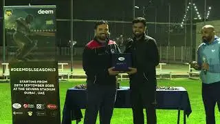 DEEM VS NIGHTWATCHMEN  | 10 01 2026 | DUBAI KINGS AL BARSHA STADIUM | AWARDS CEREMONY