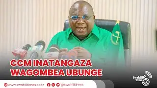 🔴#LIVE: CCM INATANGAZA WAGOMBEA UBUNGE WALIOPITISHWA MAJIMBONI