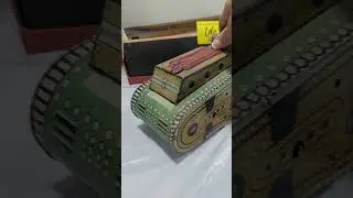 Old Toy Tank #vintage #army #metal #toys #likemydads #armytank #soldier #auction #youtubeshorts #sub