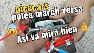**¡CAMBIA la BANDA y POLEA TENSORA de tu NISSAN MARCH/VERSA/NOTE FÁCIL! **