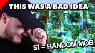 Minecraft for charity but my chat makes it impossible to win.