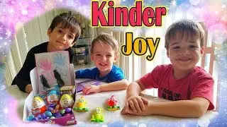 KINDER JOY SURPRISE EGGS, TOYS for Children, MINECRAFT for Kids, Распаковка Сюрпризов для детей