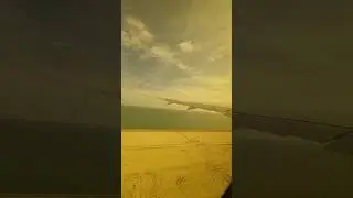 Nothing But Sky: A Relaxing Window Seat Takeoff #flight #sky #takeoff #asmr 