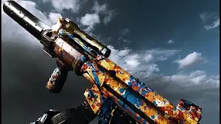 Terrorizing Rebirth Island with the Cold War Paint Blaster MP5 along with the EM2